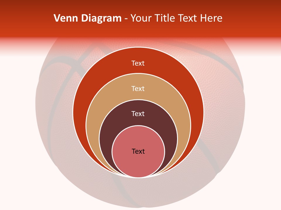 Sports Equipment Equipment Basketball Ball PowerPoint Template