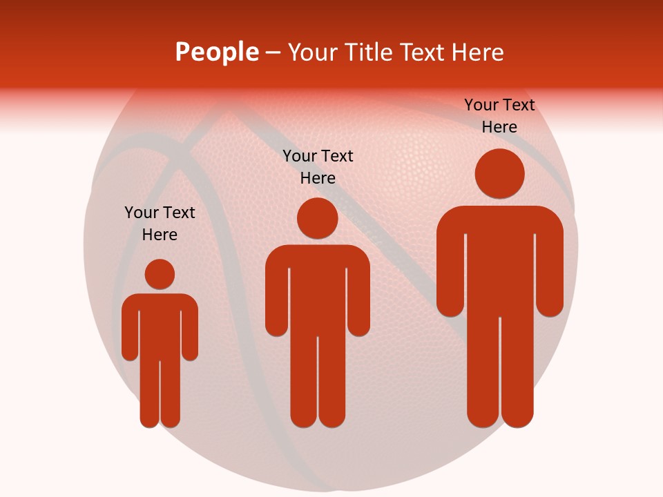 Sports Equipment Equipment Basketball Ball PowerPoint Template