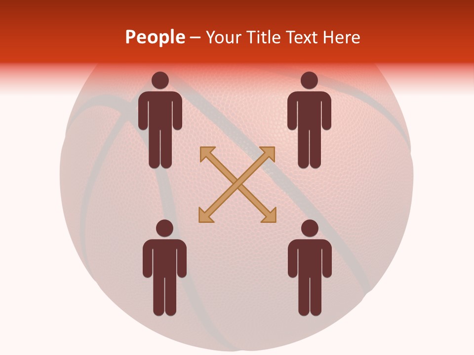 Sports Equipment Equipment Basketball Ball PowerPoint Template