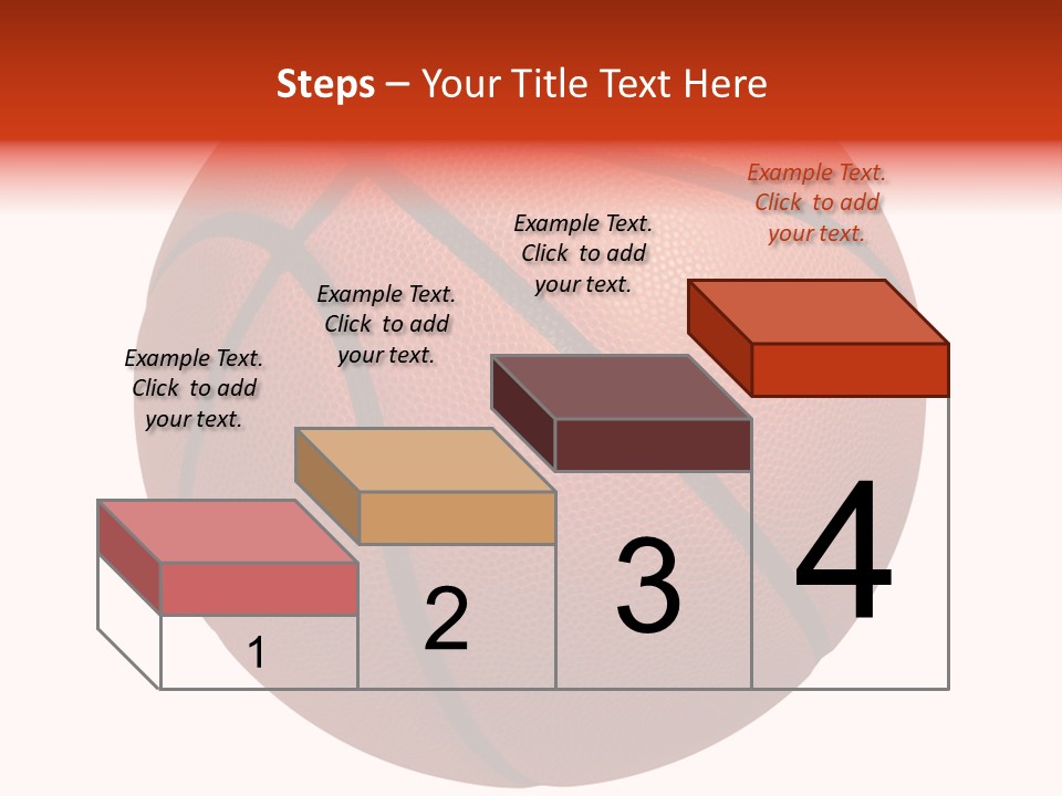 Sports Equipment Equipment Basketball Ball PowerPoint Template