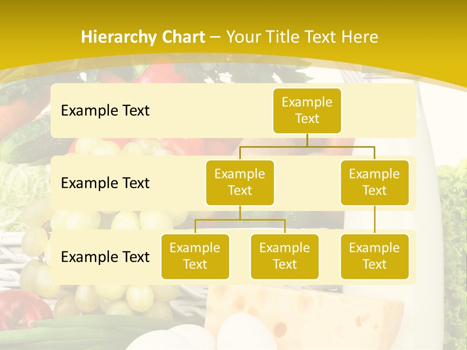 Glass Grape Broccoli PowerPoint Template