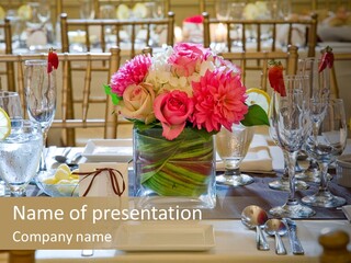 Dining Banquet Contemporary PowerPoint Template