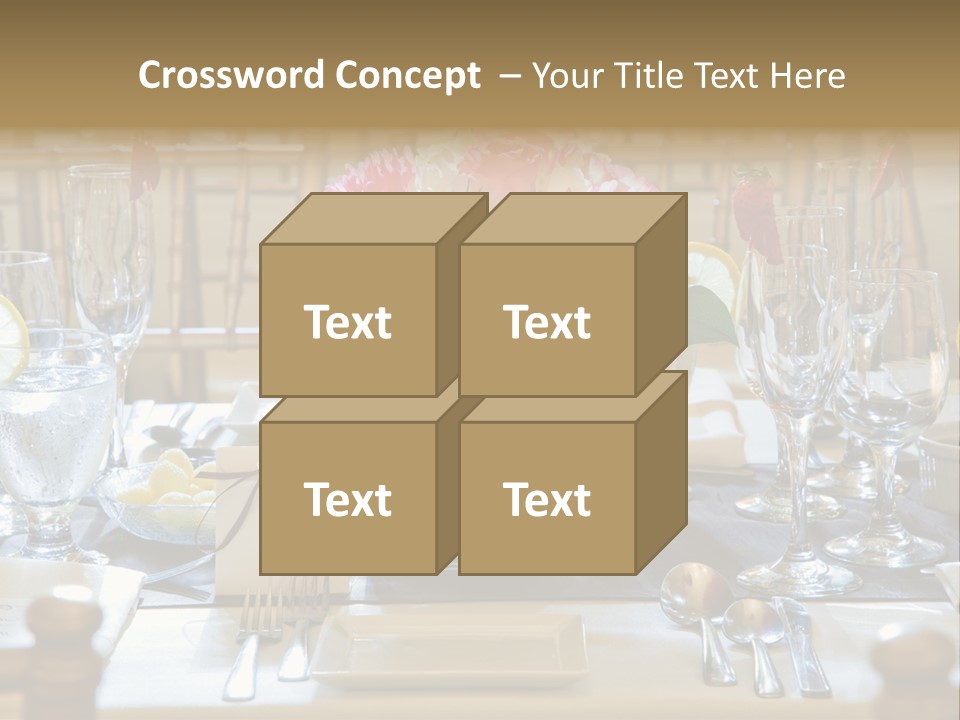 Dining Banquet Contemporary PowerPoint Template