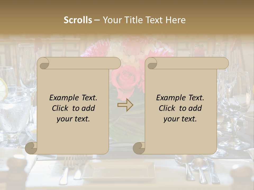 Dining Banquet Contemporary PowerPoint Template