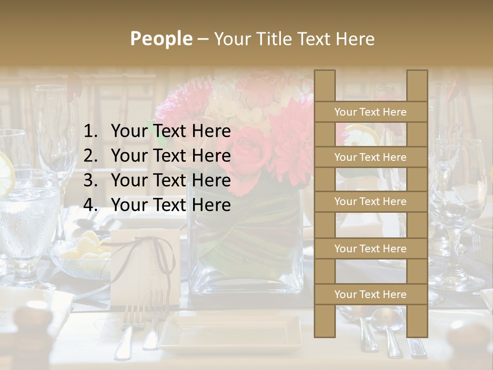 Dining Banquet Contemporary PowerPoint Template