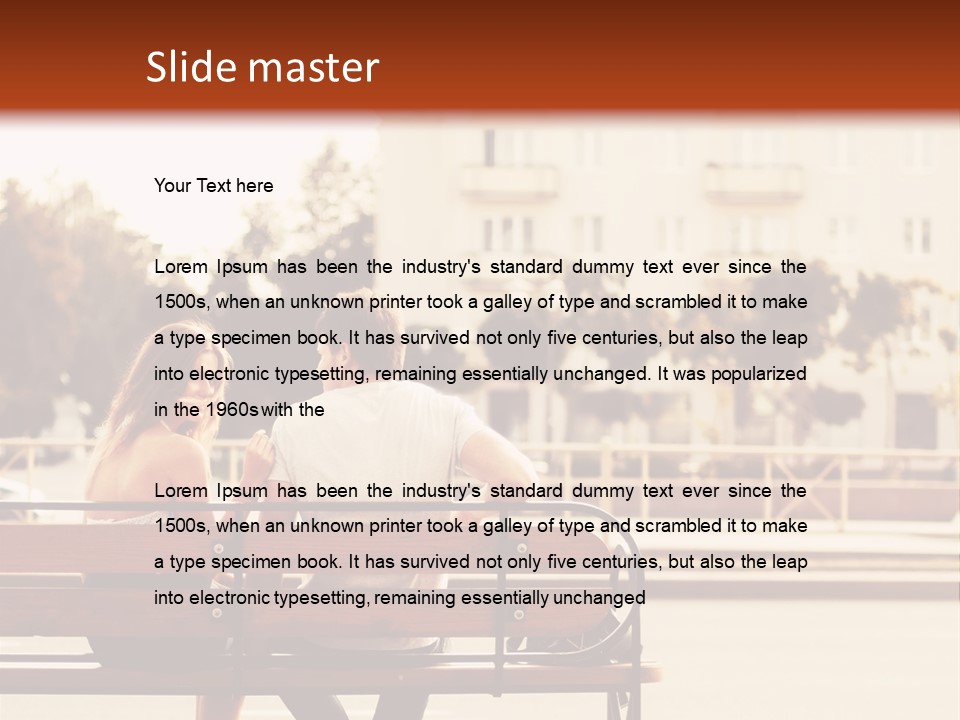 Happy Girl Love PowerPoint Template