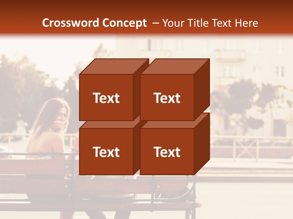 Happy Girl Love PowerPoint Template