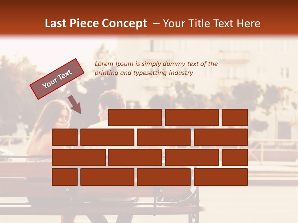 Happy Girl Love PowerPoint Template