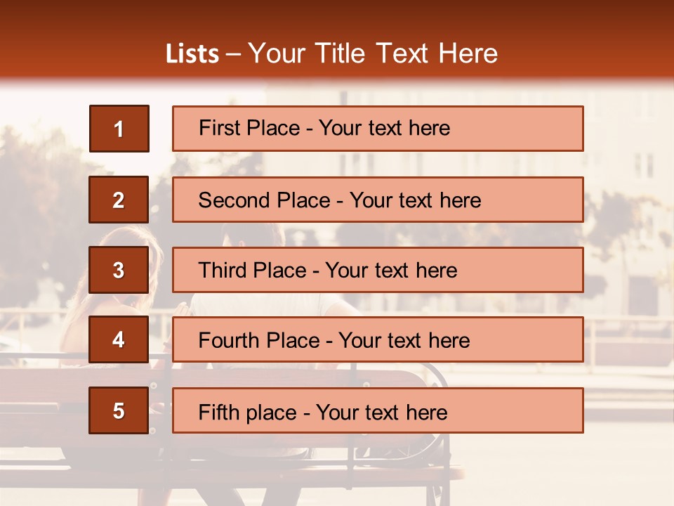 Happy Girl Love PowerPoint Template