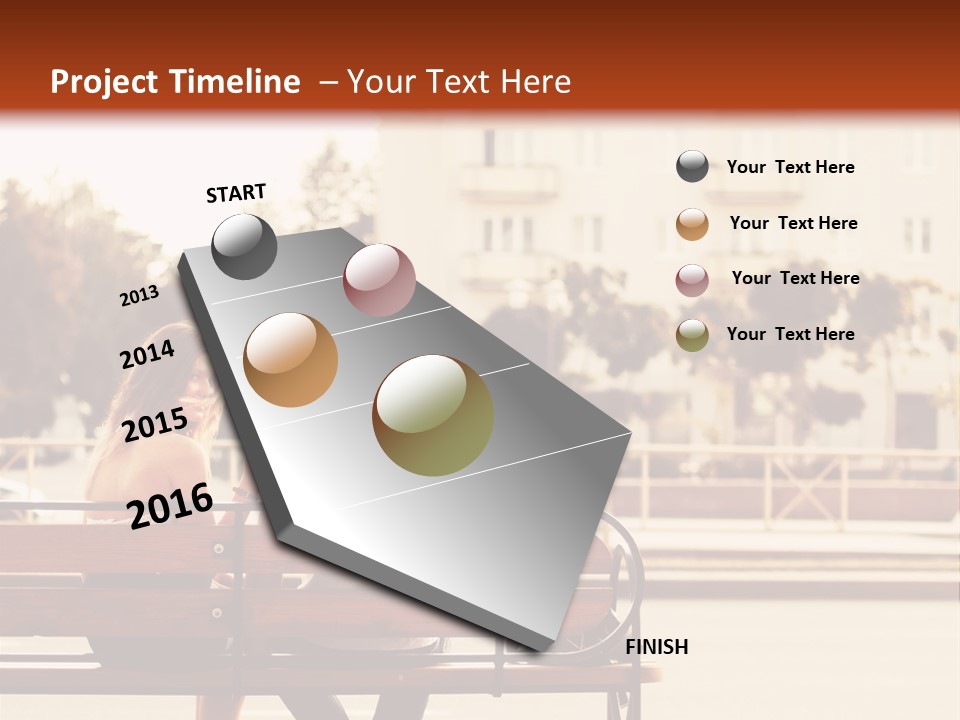 Happy Girl Love PowerPoint Template