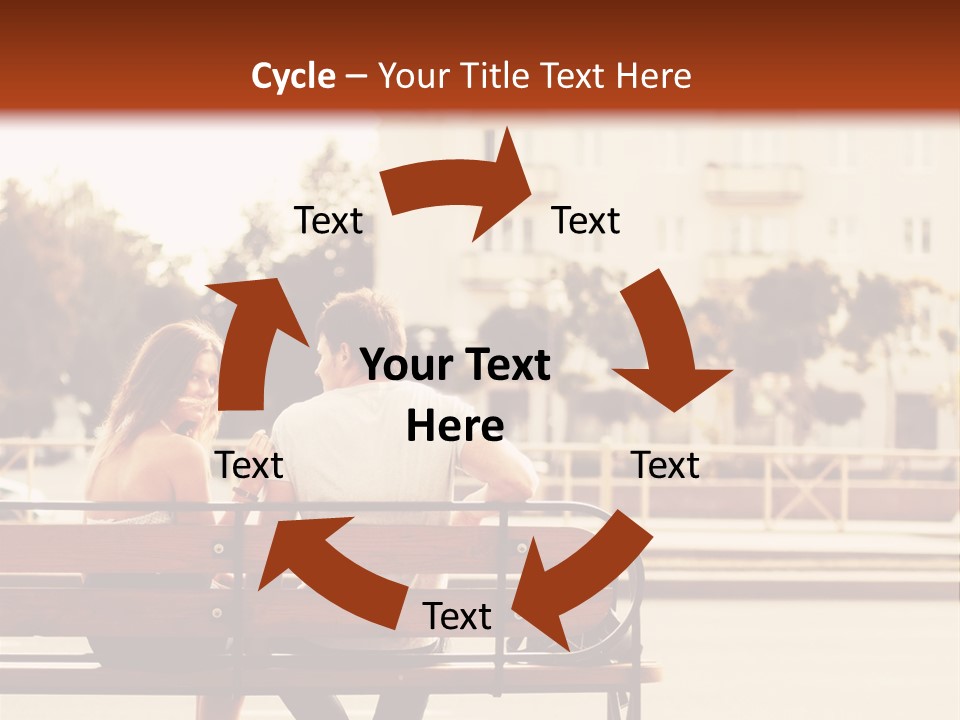 Happy Girl Love PowerPoint Template