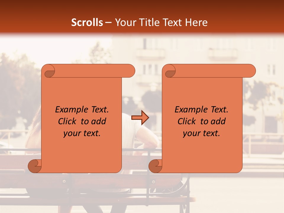 Happy Girl Love PowerPoint Template