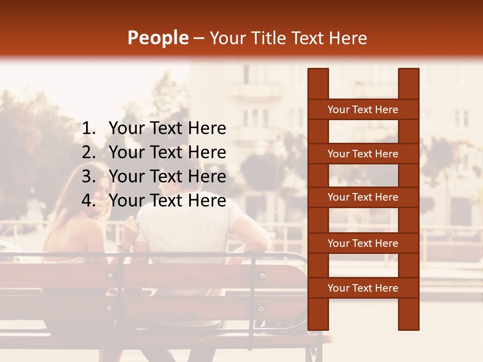 Happy Girl Love PowerPoint Template