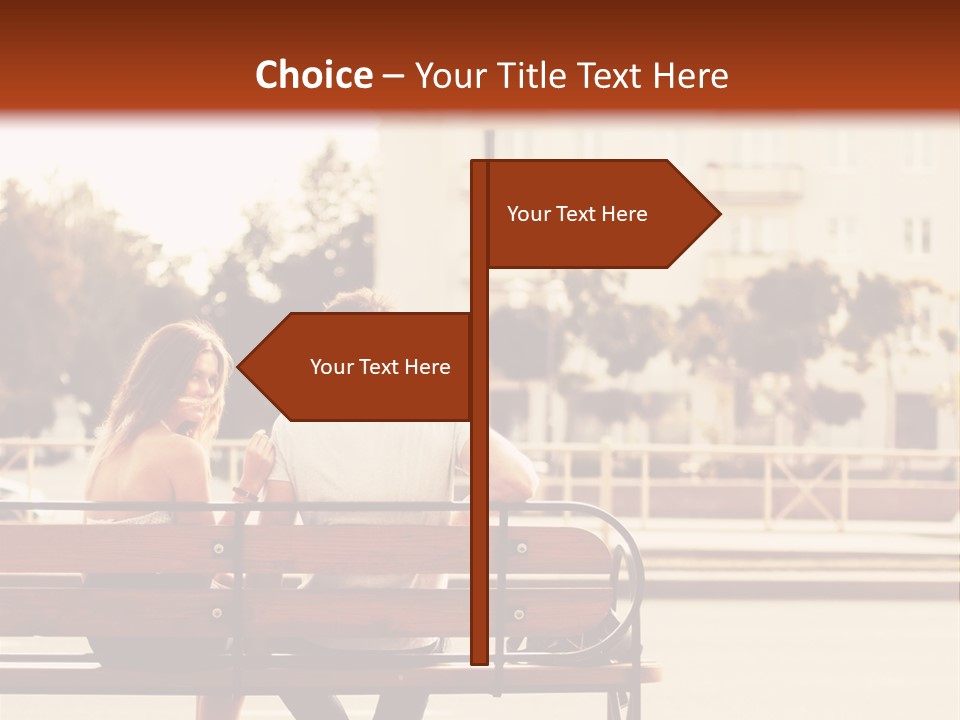 Happy Girl Love PowerPoint Template