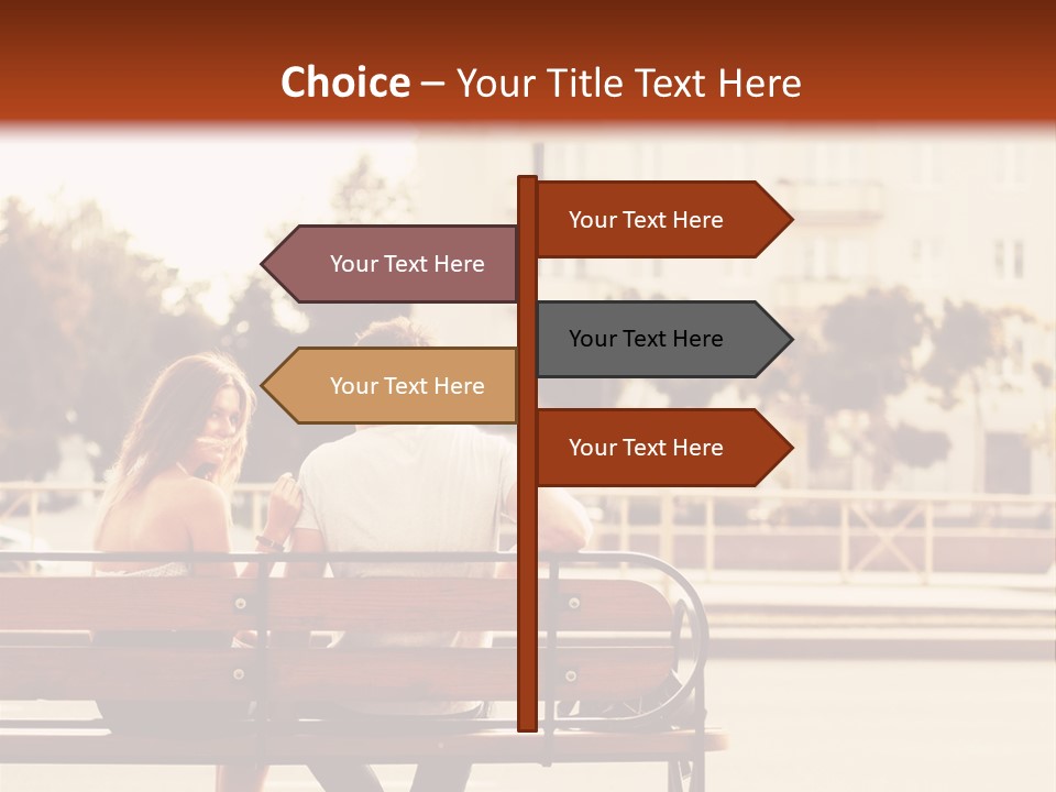 Happy Girl Love PowerPoint Template