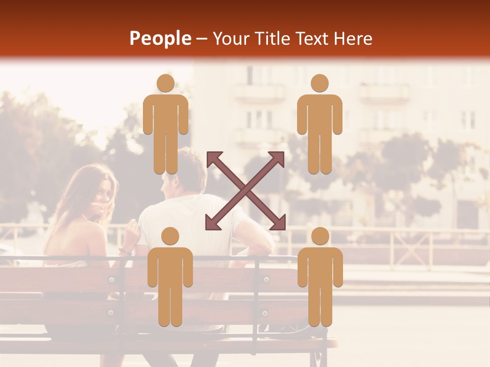 Happy Girl Love PowerPoint Template