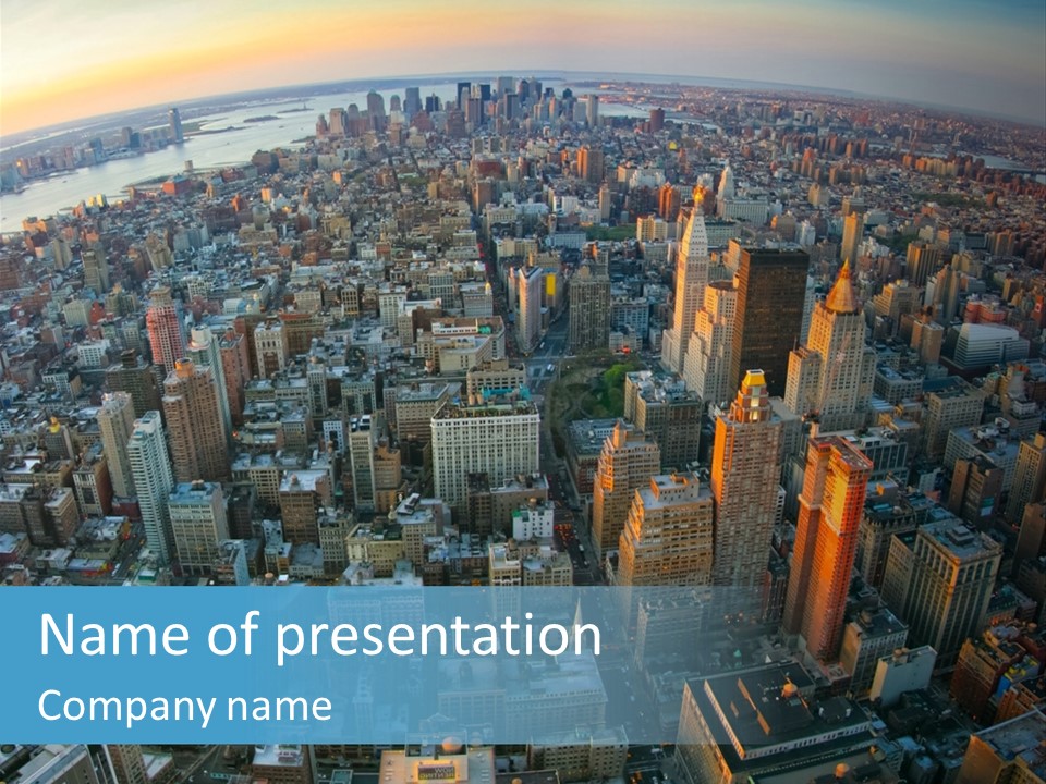 Urban Brooklyn Greenwich PowerPoint Template