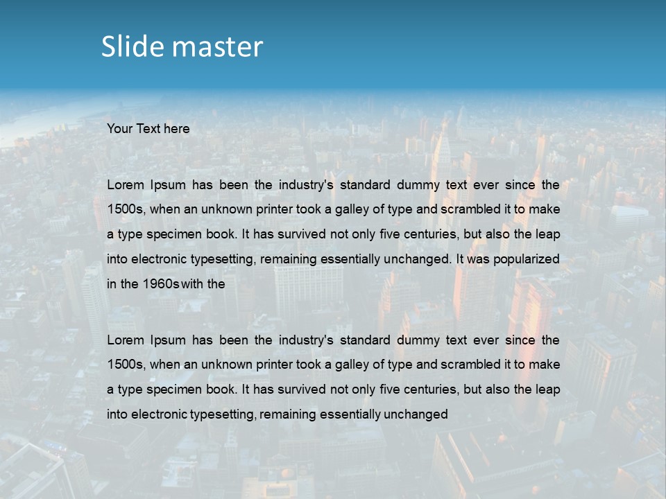 Urban Brooklyn Greenwich PowerPoint Template