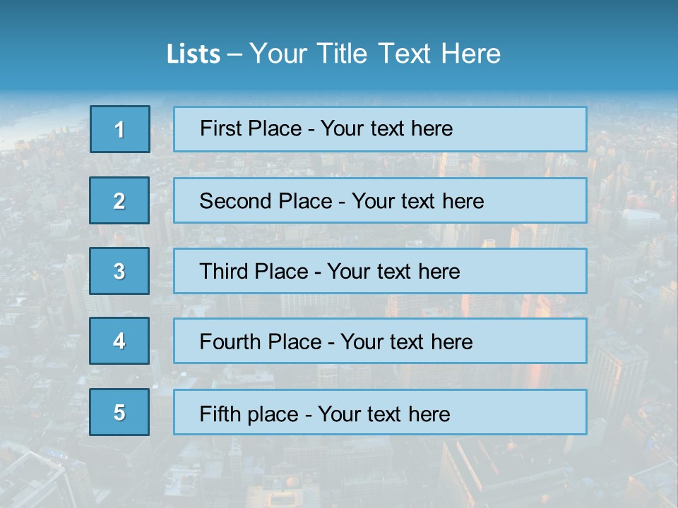 Urban Brooklyn Greenwich PowerPoint Template