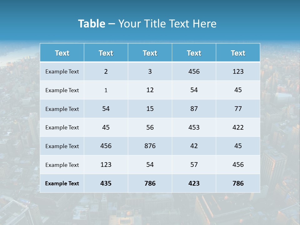 Urban Brooklyn Greenwich PowerPoint Template