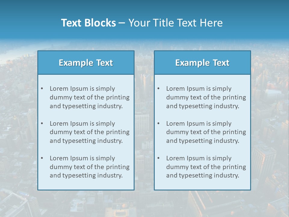 Urban Brooklyn Greenwich PowerPoint Template