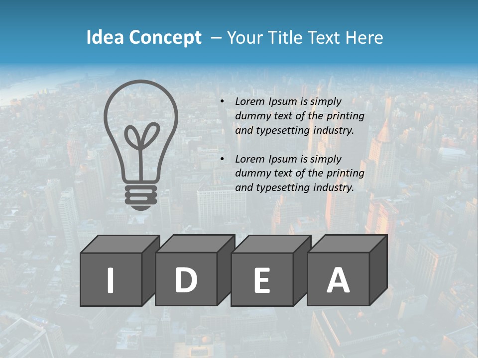 Urban Brooklyn Greenwich PowerPoint Template