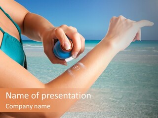 Girl Lady Care PowerPoint Template