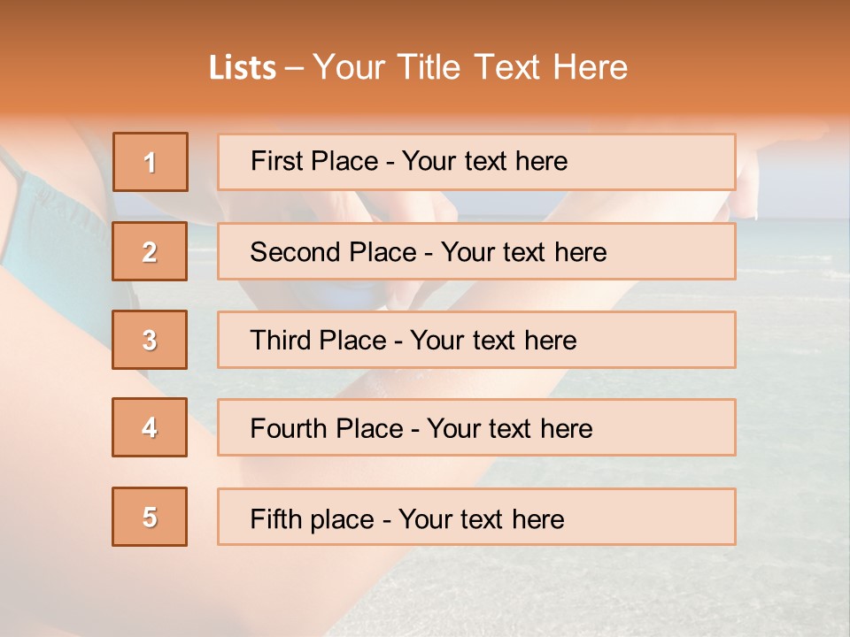 Girl Lady Care PowerPoint Template
