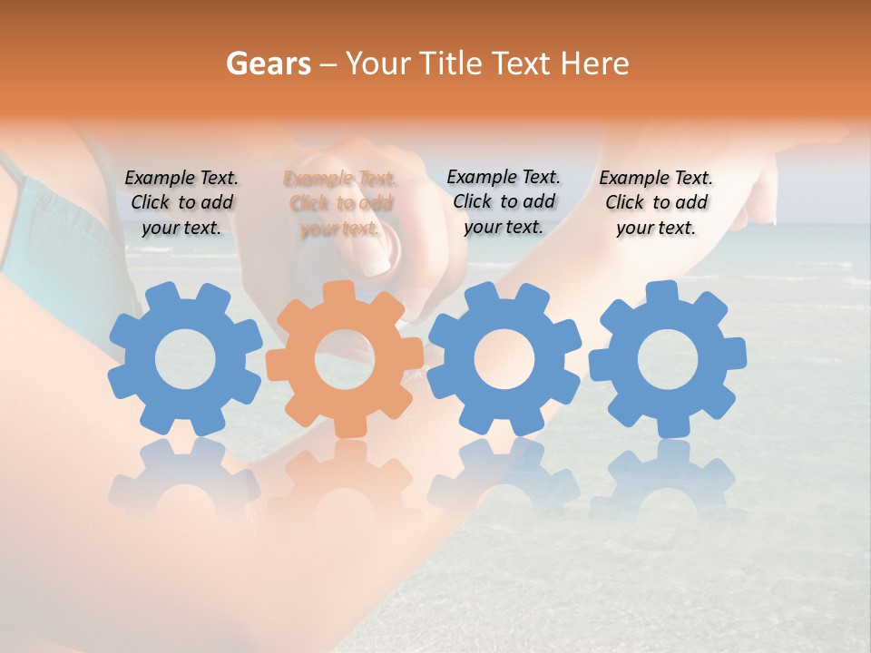 Girl Lady Care PowerPoint Template