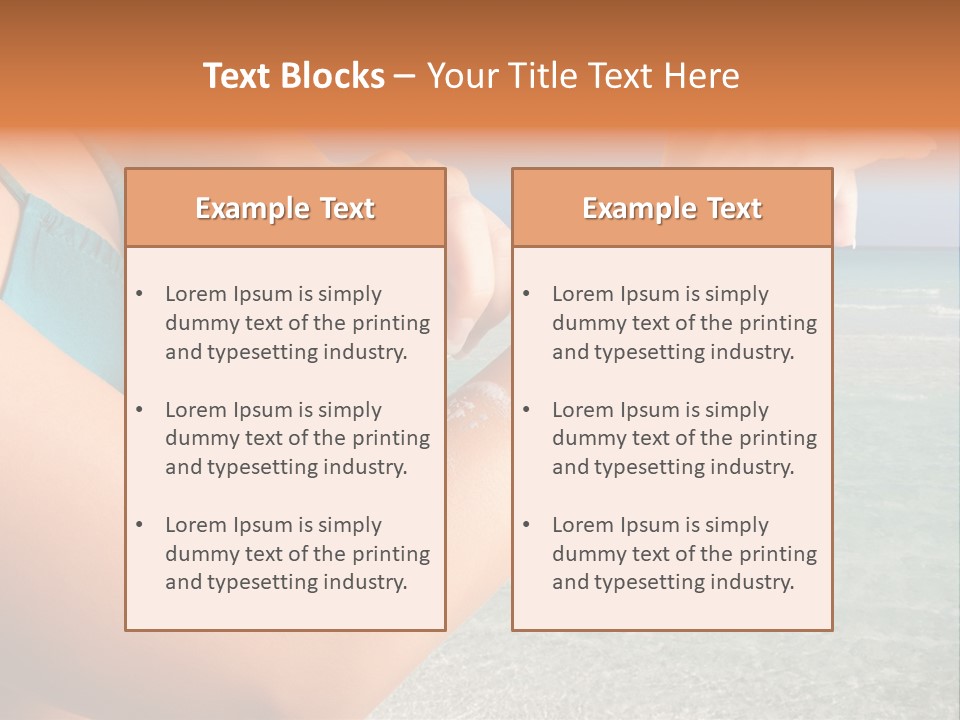 Girl Lady Care PowerPoint Template