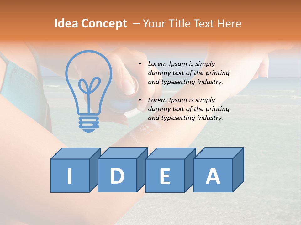 Girl Lady Care PowerPoint Template