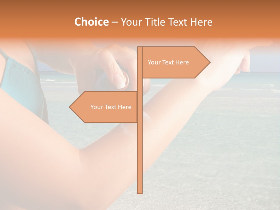 Girl Lady Care PowerPoint Template