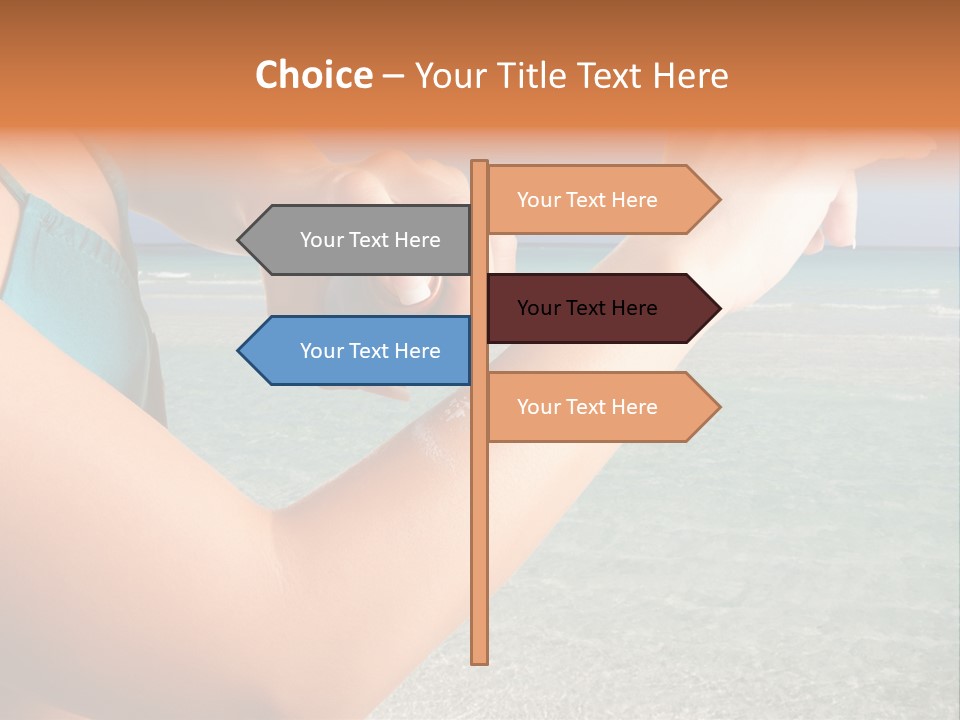 Girl Lady Care PowerPoint Template