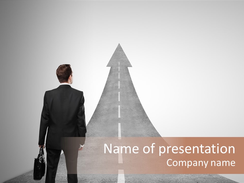 Counsel Salesperson Isolated PowerPoint Template