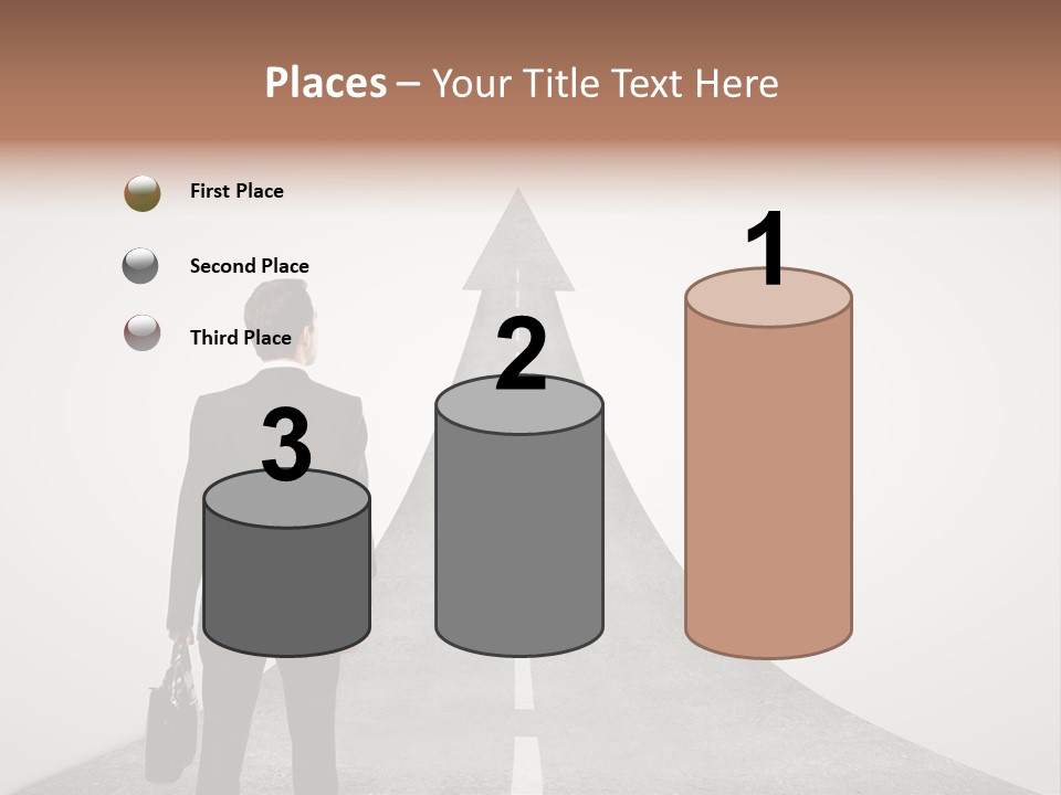 Counsel Salesperson Isolated PowerPoint Template
