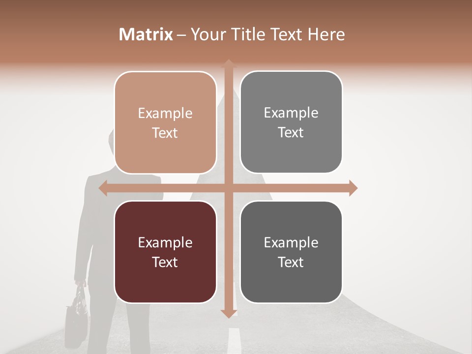Counsel Salesperson Isolated PowerPoint Template