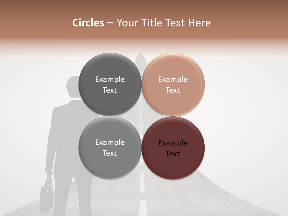 Counsel Salesperson Isolated PowerPoint Template