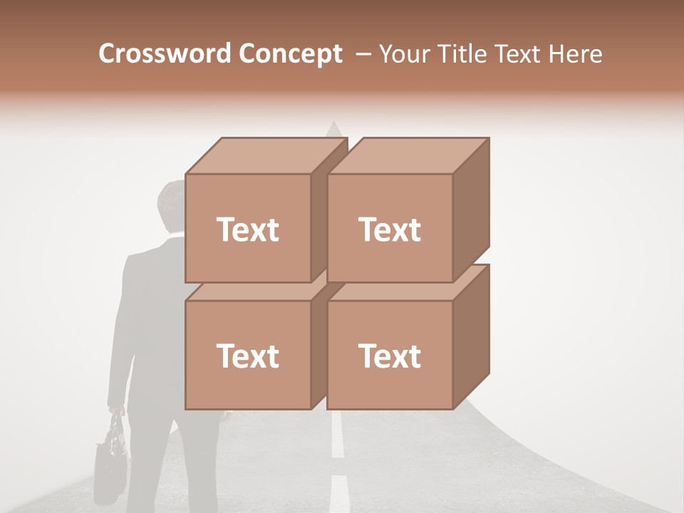 Counsel Salesperson Isolated PowerPoint Template