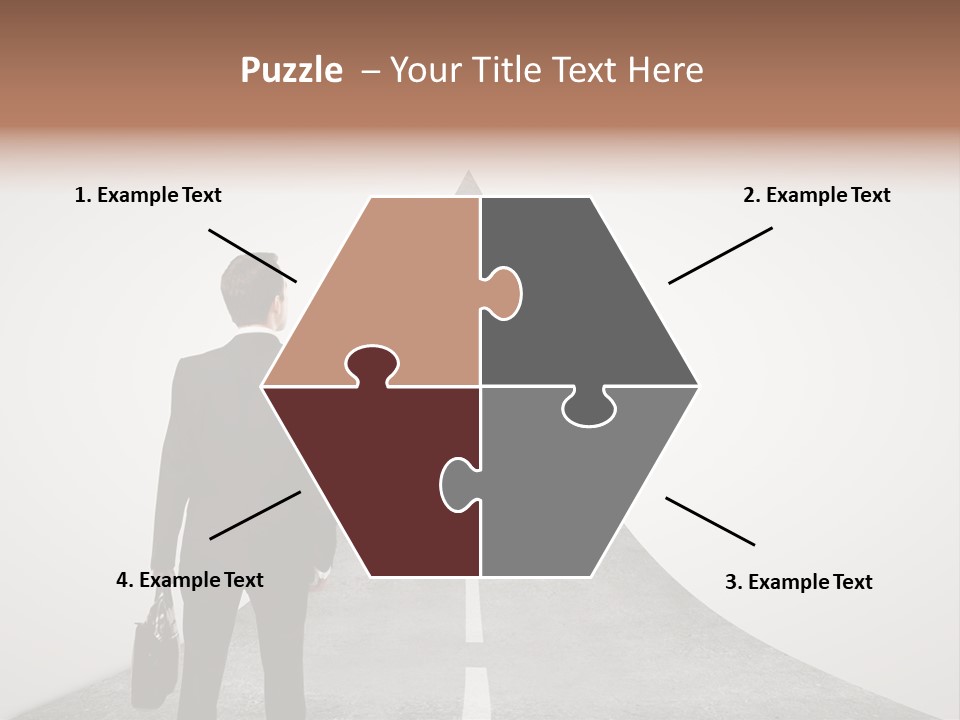 Counsel Salesperson Isolated PowerPoint Template
