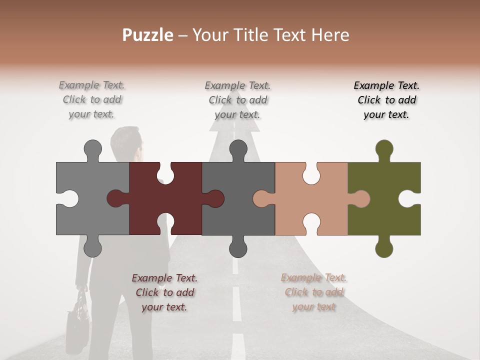 Counsel Salesperson Isolated PowerPoint Template