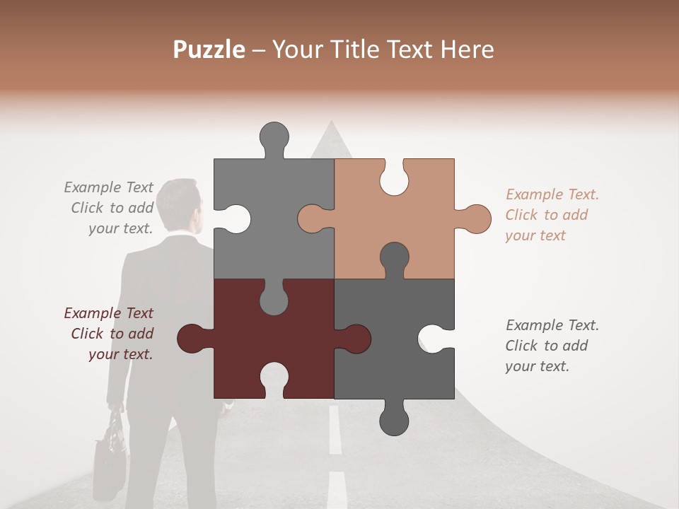 Counsel Salesperson Isolated PowerPoint Template