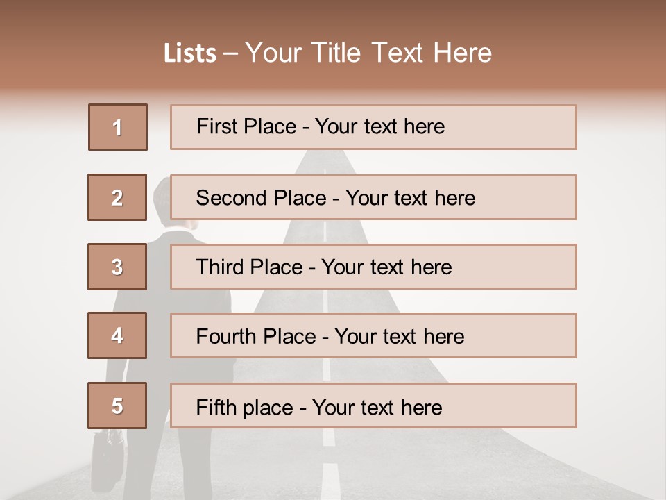 Counsel Salesperson Isolated PowerPoint Template