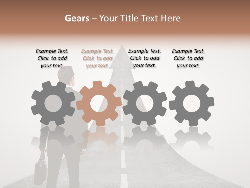 Counsel Salesperson Isolated PowerPoint Template