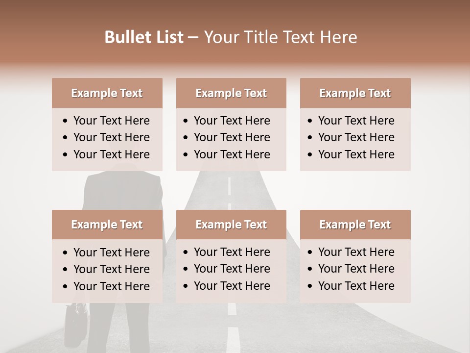 Counsel Salesperson Isolated PowerPoint Template