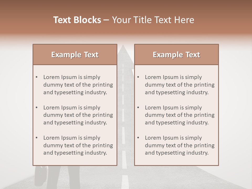 Counsel Salesperson Isolated PowerPoint Template