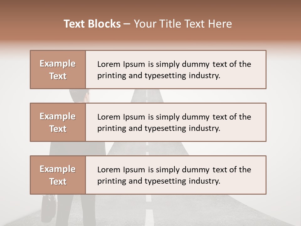 Counsel Salesperson Isolated PowerPoint Template