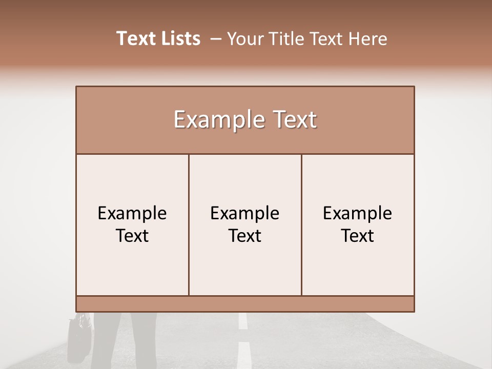 Counsel Salesperson Isolated PowerPoint Template