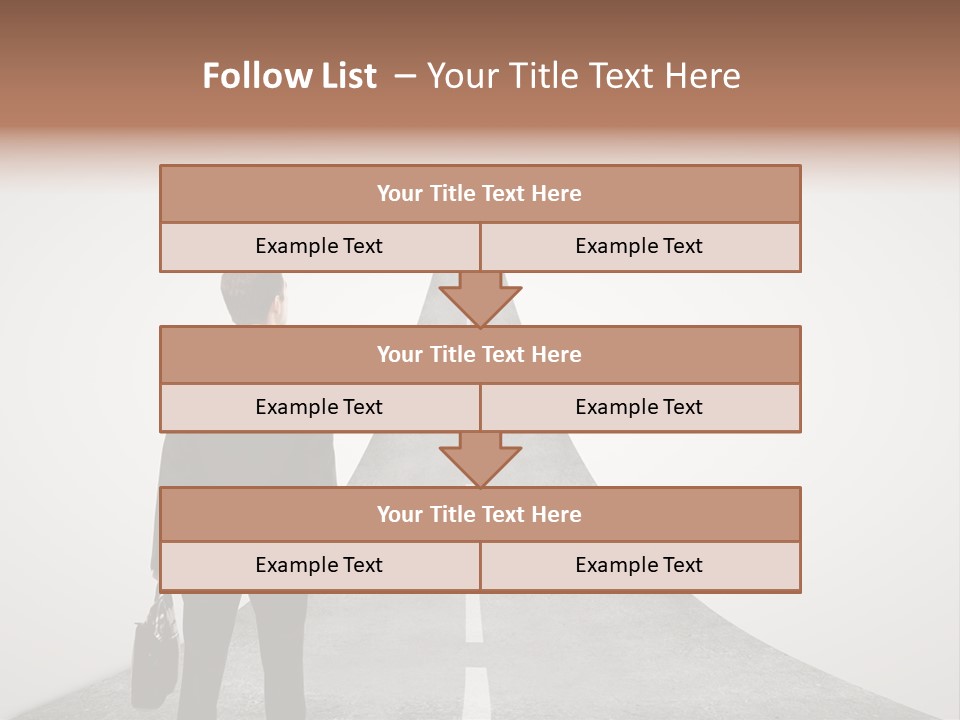 Counsel Salesperson Isolated PowerPoint Template