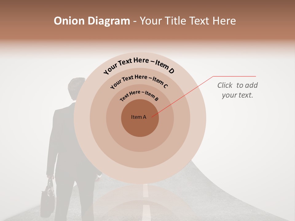 Counsel Salesperson Isolated PowerPoint Template