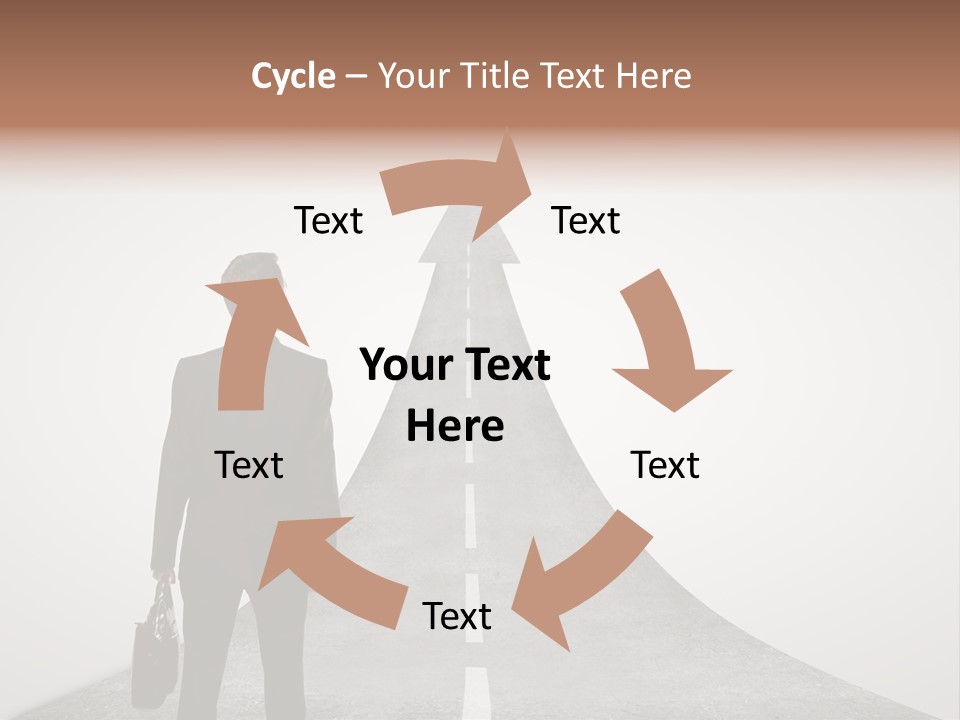Counsel Salesperson Isolated PowerPoint Template